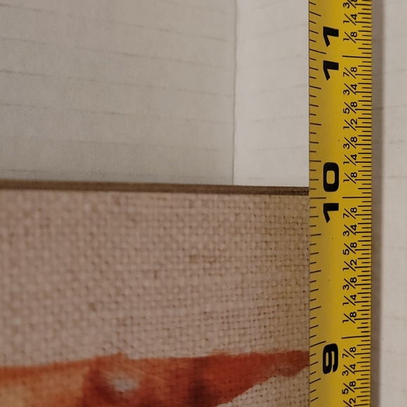 Adorable Orange and White Burlap Carrots Canvas Plaque - Picture 12 of 14